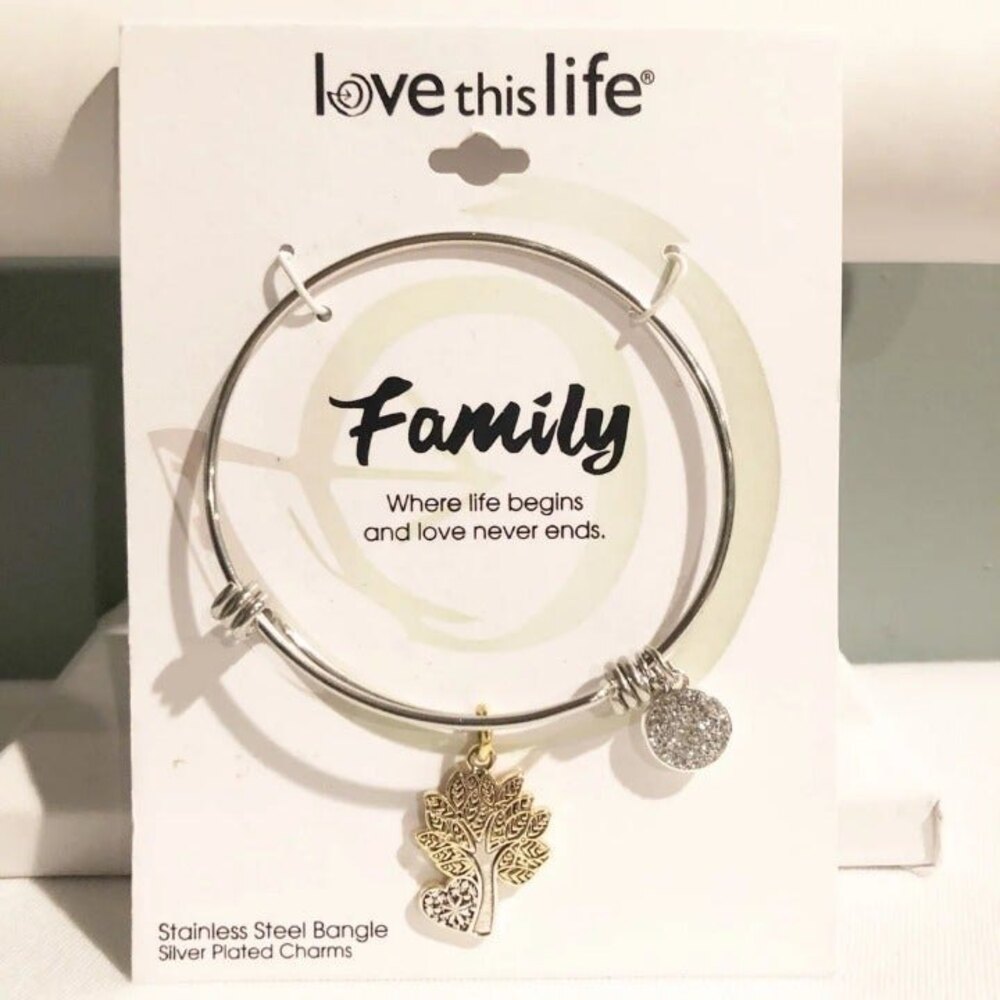 David Culiner Love this Life Bangle Charm Bracelet NOC